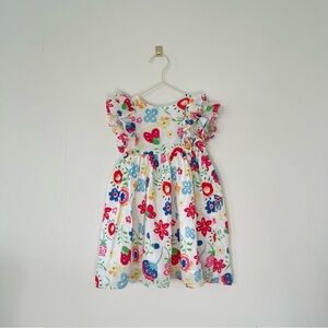 Pippa & Julie Flutter Sleeve Floral Dress